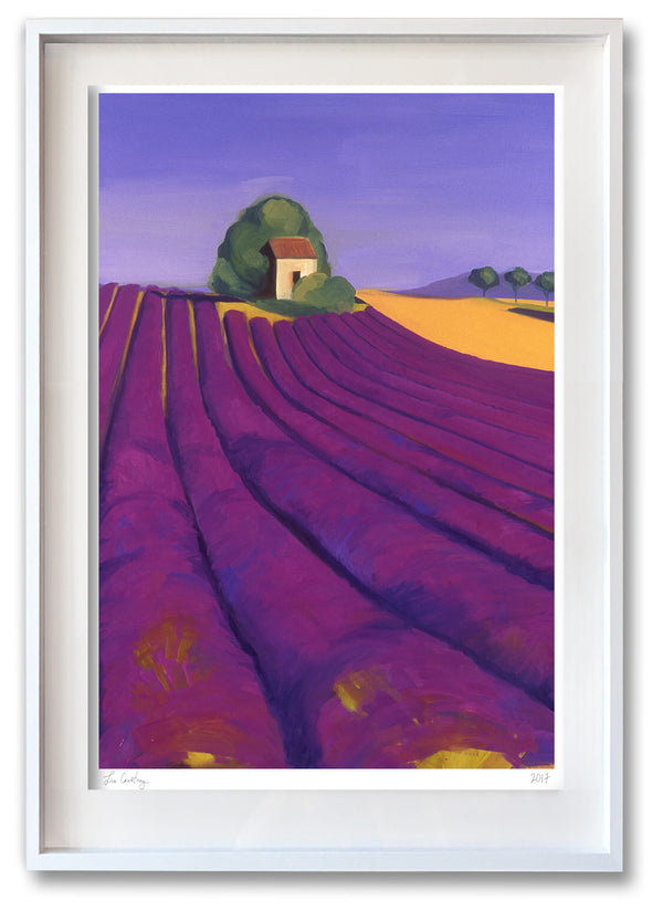 LILAC SERENADE Dawne Barnes 絵画 Lavender Field of Dreams - Lisa Courtney Fine Art